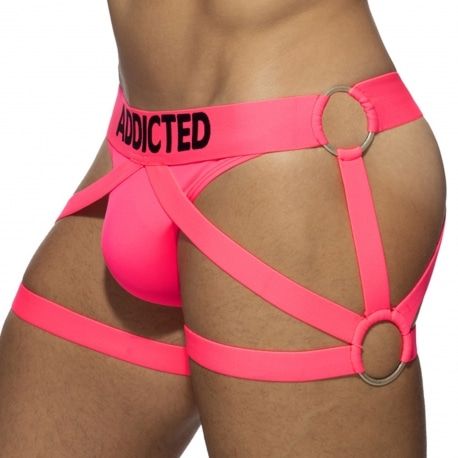 Harnais de Cuisse Neon Rose Fluo
