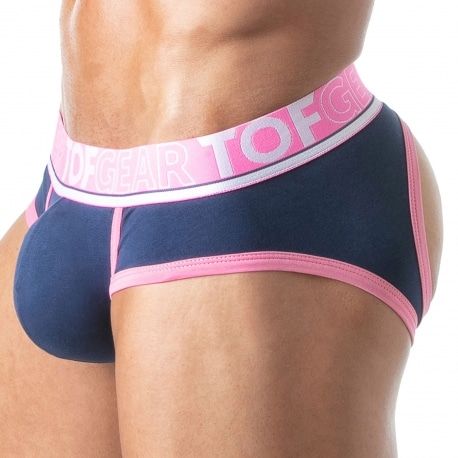 TOF Paris Slip Empty Bottom Champion Bleu Marine