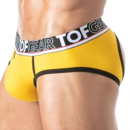 TOF Paris Slip Empty Bottom Champion Jaune