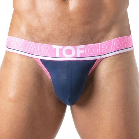 TOF Paris Jock Strap Champion Bleu Marine