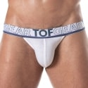 TOF Paris Jock Strap Champion Blanc