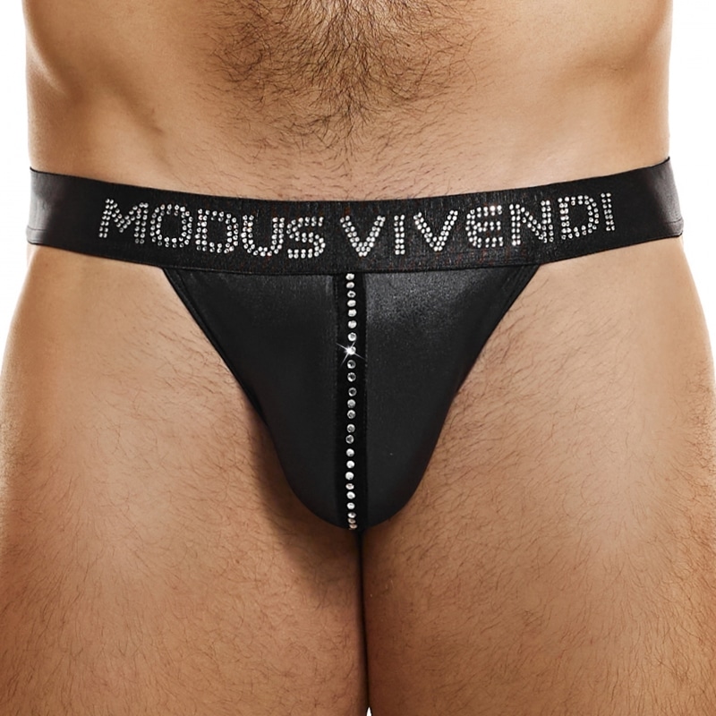Modus Vivendi Slip Tanga Flashy Noir