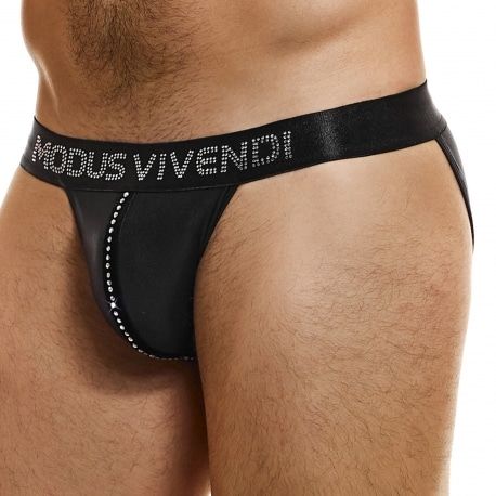 Modus Vivendi Slip Tanga Flashy Noir