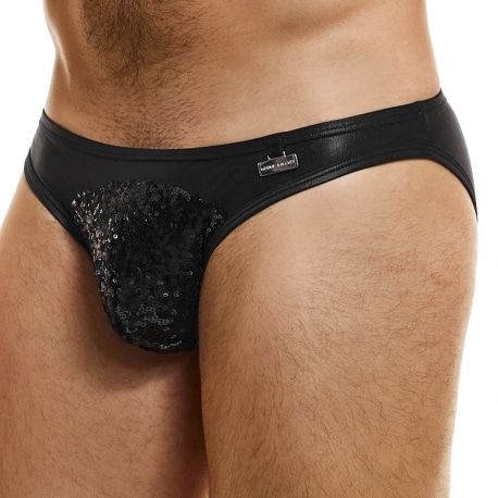 Modus Vivendi Slip Low Cut Mix Sequins Noir