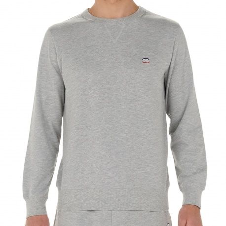 HOM Sweat Shirt Sport Lounge Gris Chiné