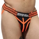  Hybred Jock - Black - Neon Orange