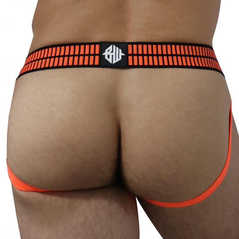  Hybred Jock - Black - Neon Orange