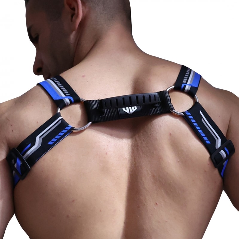  Cyber Nights Harness - Black - Blue