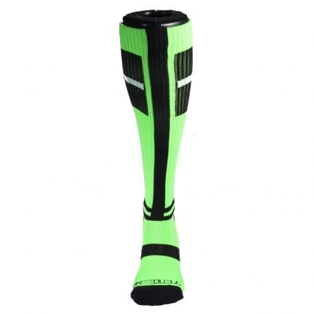  Chaussettes Hautes Infinity Vert Fluo