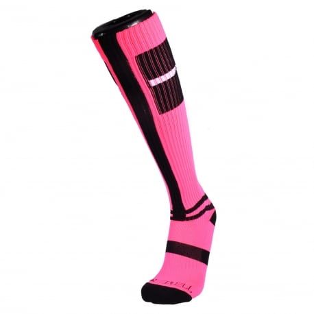  Chaussettes Hautes Infinity Rose Fluo