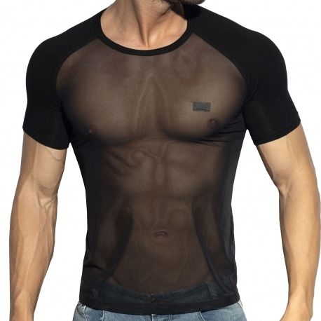 ES Collection T-Shirt Raglan Net Noir