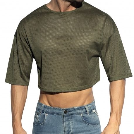 ES Collection Crop Top Oversize Kaki