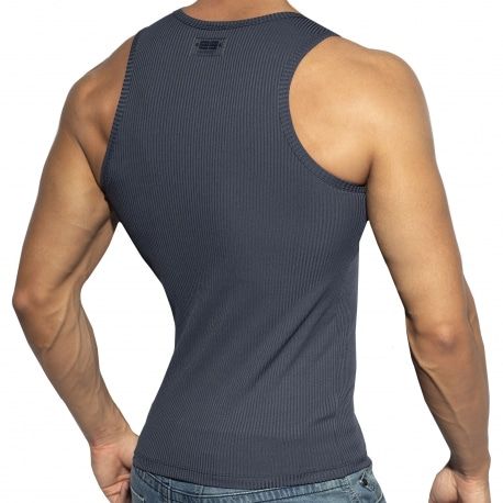ES Collection Débardeur Sport Recycled Rib Bleu Marine