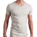 Olaf Benz RED 1601 V-Neck T-Shirt - Grey