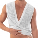 Barcode Débardeur Mayo Mesh Blanc