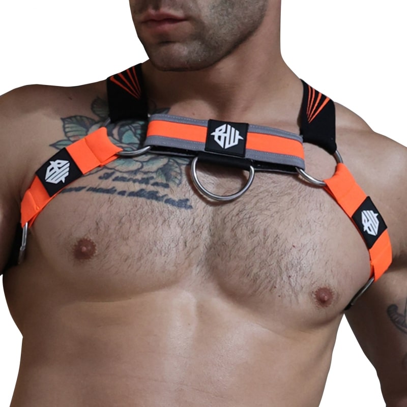  Harnais Body Akira Orange Fluo