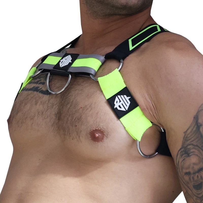  Akira Body Harness - Neon Yellow