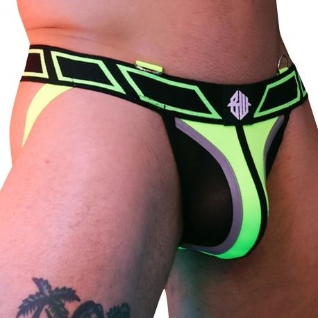  Jock Strap Akira Jaune Fluo
