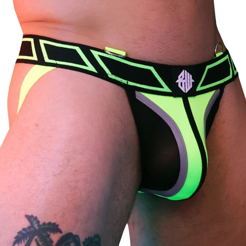 Jock Strap Akira Jaune Fluo