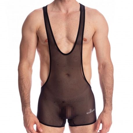 test Sheer Sensations Singlet - Black