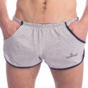  Swing It Split Shorts - Heather Grey