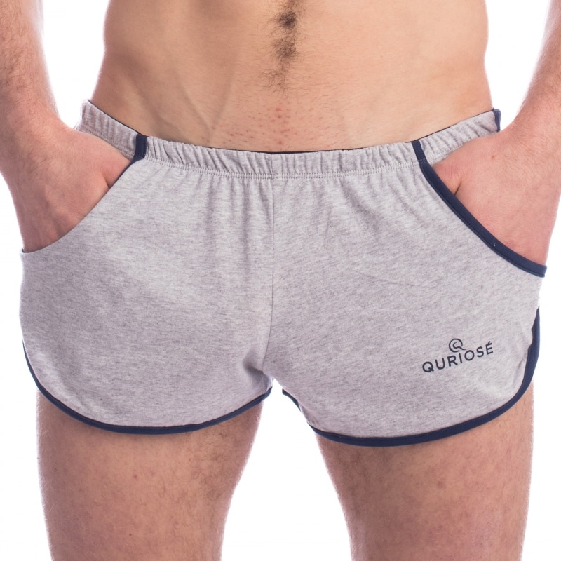  Swing It Split Shorts - Heather Grey