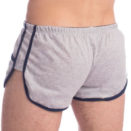 test Swing It Split Shorts - Heather Grey
