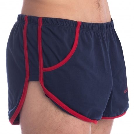test Short Split Swing It Bleu Marine
