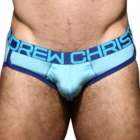 Andrew Christian Slip CoolFlex Modal Show-It Bleu Ciel