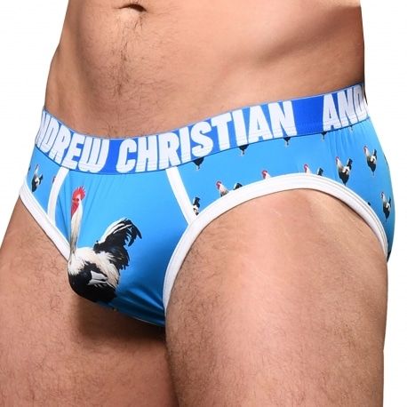 Andrew Christian Slip Almost Naked Cock Bleu