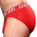 Andrew Christian Almost Naked Happy Modal Briefs - Red