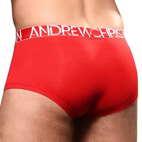 Andrew Christian Almost Naked Happy Modal Trunks - Red