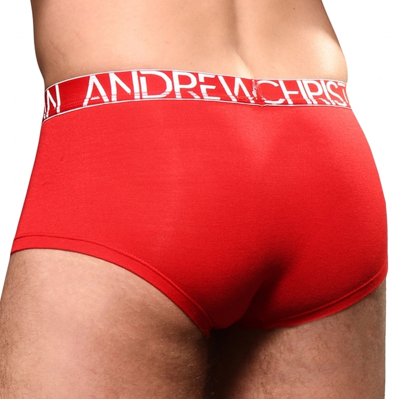 Andrew Christian Almost Naked Happy Modal Trunks - Red