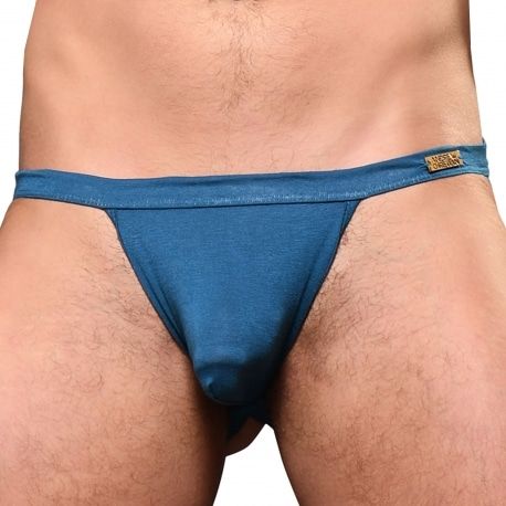 Andrew Christian Jock Strap Almost Naked Sex Bambou Bleu Paon