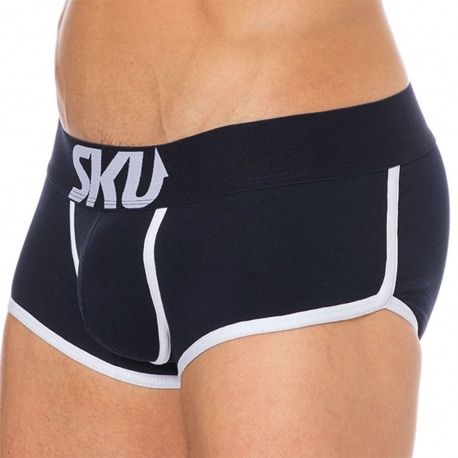 SKU Shorty Logo Coton Bleu Marine