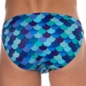  Scales Swim Briefs - Blue