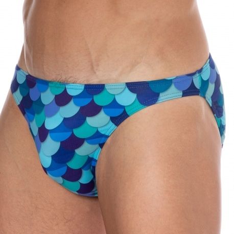  Scales Swim Briefs - Blue