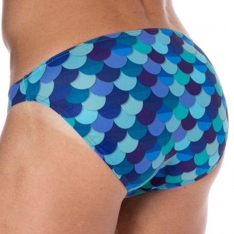  Scales Swim Briefs - Blue