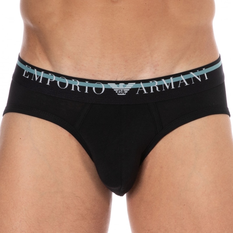 Emporio Armani Slip Underline Logo Noir