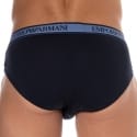 Emporio Armani Slip Core Logoband Coton Bleu Marine