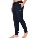 Emporio Armani Rubber Pixel Logo Pants - Navy