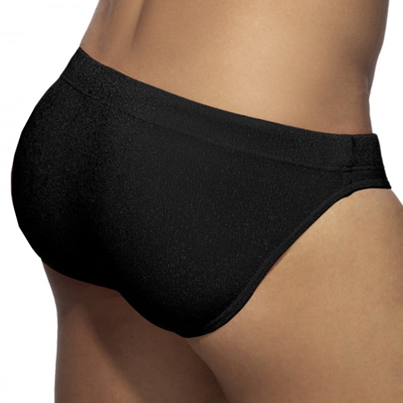 Addicted Slip de Bain Piqué Noir