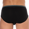 Emporio Armani Underline Logo Briefs - Black