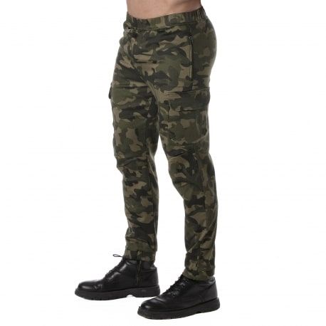 TOF Paris Pantalon Cargo Militaire Camouflage