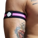  2-Pack New Wave Armbands - Black - Neon Pink