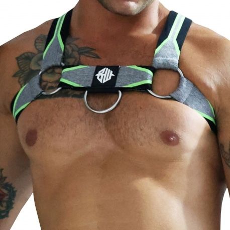  New Wave Circuit Harness - Grey - Neon Green