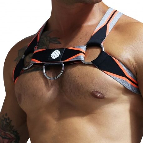  New Wave Circuit Harness - Black - Neon Orange