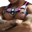  New Wave Circuit Harness - Grey - Neon Pink