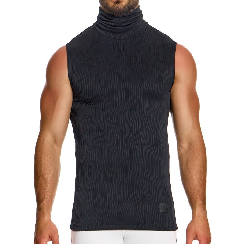 Modus Vivendi Débardeur Col Roulé Curved Noir