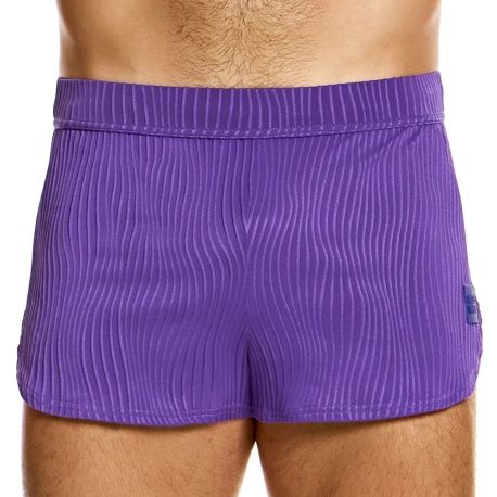 Modus Vivendi Curved Jogging Shorts - Purple